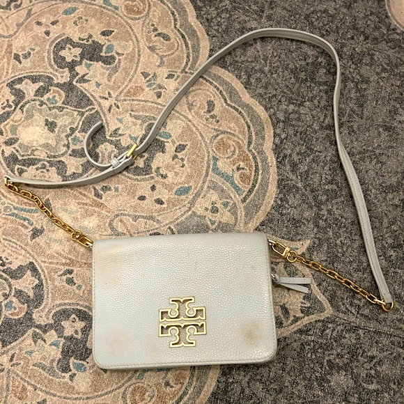 Tory burch light blue crossbody handbag - Picture 1 of 10